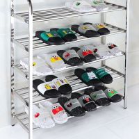 不锈钢鞋架子简易多层家用进门口宿舍收纳鞋架特价鞋柜收纳架