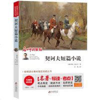 契诃夫短篇小说 新课标中小学生语文必读丛书 名师讲解世界名著文学经典小说古典文学小说 初中高 97875704098