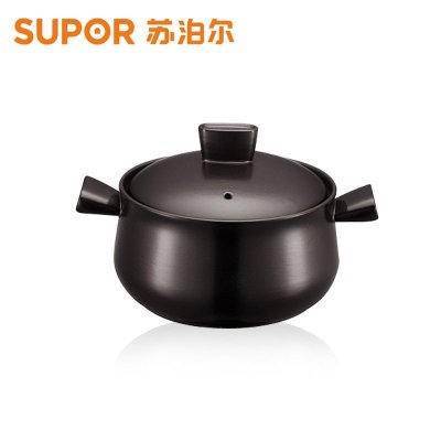 苏泊尔(SUPOR)新陶瓷煲.浅汤煲砂锅炖锅汤锅2.5L TB25A1