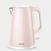 苏泊尔SW-15S01A电热水壶家用304不锈钢煮水壶1.5L烧水壶断电保温