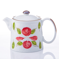 陶瓷滤杯滴漏式冲手冲咖啡壶套装日式手绘咖啡壶杯器具|山茶花壶