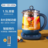 保温恒温泡茶自动一体家用开水壶电热电热水壶烧水断电玻璃苏泊尔|蓝色.SW-15YJ33A