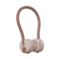 便携式大风力风扇迷你办公室超挂颈挂素乐小风扇小型随身夏季懒人可充电挂脖|[布朗熊]正版联名★可旋转吹风★亲肤质感