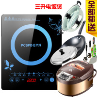 一整套做饭套装多种厨具电炉子电饭煲锅具锅碗瓢盆电磁炉组合可选|电磁炉+电饭煲+炒锅+汤锅