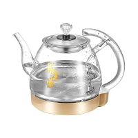 水壶烧水上水热电磁泡茶壶全自动美能迪玻璃养生壶底部上水器手柄|C款单个水壶(不含底座)