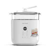 全自动陶瓷一锅容量煮粥神器煲汤五胆超大电炖炖锅隔水炖家用|白色