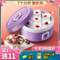 酸奶机发面神器面盆分杯自制酸奶杯发面机家用全自动发|紫色