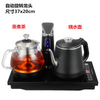 全自动上水吸烧水电动抽水器加热茶具保温煮茶壶桶装纯净水饮水机|黑色B15蒸茶壶+烧水壶自动款
