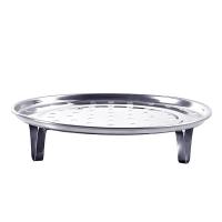 电磁炉商用压力锅家用酒店青花瓷迷你特色鱼头小型防爆高压锅燃气|不锈钢蒸板(适配22CM高压锅)