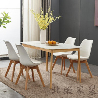 餐桌椅 小餐桌小方桌创意简约实木家用小户型客厅长方形北欧茶几小桌子欧因