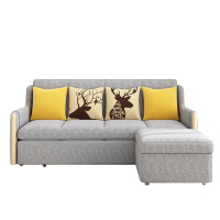 苏宁放心购北欧沙发床多功能可折叠客厅小户型两用简约现代可充电可变床 1.95米海绵款 1.8米-2米简约新款