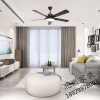 北欧新款餐厅吊扇灯现代简约卧室风扇灯客厅家用风扇吊灯风扇灯风扇吊扇灯扇叶轻便商用风扇灯马卡龙店铺风扇灯F020