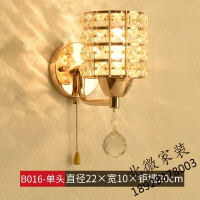 水晶壁灯双头卧室床头客厅背景墙灯简欧酒店别墅装饰灯具影视墙壁灯房间壁灯