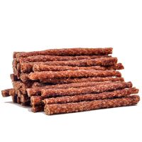 狗狗食牛肉条牛肉棒宠物补钙训练小型犬泰迪狗牛肉粒磨牙棒肉干|5包-克糯米牛肉棒实用小包装