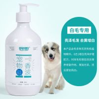 狗狗沐浴露杀菌除臭杀螨泰迪萨摩耶金毛猫咪宠物用品洗澡香波|白毛专用-500ml 1瓶装