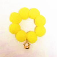 猫咪彩虹毛绒项圈 小型犬毛球项圈 网红宠物日常拍照饰品猫狗饰品|纯色(颜色随机)+招财猫铃铛 XL(颈围55cm左右)