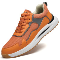 公牛四季男鞋运动鞋男鞋透气飞织网布鞋青年时尚潮鞋2022秋季新款男士低帮鞋带轻便跑步鞋软底舒适日常休闲鞋