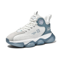 公牛四季男鞋男鞋运动休闲鞋夜光飞织篮球鞋2022夏季新款男士潮鞋透气网布鞋厚底增高轻便跑步鞋青年大码46