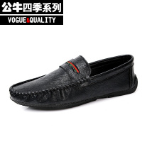 公牛四季男鞋男鞋2022新款男潮流韩版一脚蹬懒人休闲皮鞋男英伦百搭开车鞋男士上班休闲潮鞋社会青年豆豆鞋男