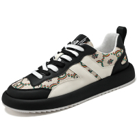 公牛四季男鞋板鞋男鞋2022春季新款韩版时尚男士运动鞋时尚休闲鞋潮流透气网红男鞋花布鞋透气网布鞋阿甘鞋男