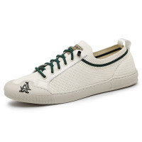 公牛四季男鞋休闲鞋子男2022夏季新款韩版潮流百搭板鞋懒人一脚蹬套脚驾车鞋飞织网面透气运动社会青年潮鞋男