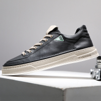 公牛四季男鞋欧洲站男鞋2022秋季真皮小白鞋男休闲鞋潮流百搭软皮鞋子男一脚蹬