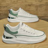 公牛四季男鞋男鞋2022秋季新款厚底增高透气薄款男士休闲运动潮流小白板鞋潮鞋