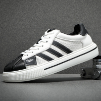 公牛四季男鞋2022新款贝壳头男鞋秋季百搭休闲运动小众设计板鞋学生低帮潮鞋子