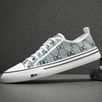 公牛四季男鞋夏季帆布鞋男2022新款潮流刺绣低帮透气休闲鞋平底一脚蹬男士板鞋