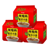 今麦郎 辣煌尚重庆小面5连包*3 147g*5*3
