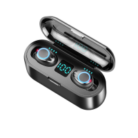 ETMaxter真无线蓝牙耳机单双耳运动跑步安卓通用苹果男5.0入耳式挂耳超长待机续航一对迷小型f9隐形tws