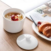 陶瓷汤盅带盖隔水炖盅家用沙县商用内胆小炖罐酒店甜品盅燕窝炖盅