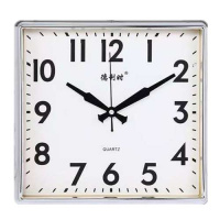 方形钟表挂钟客厅卧室简约现代钟家用儿童房时钟清晰大字