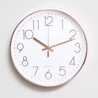 挂钟客厅钟表静音时钟表现代简约石英钟卧室办公室教室时尚挂表
