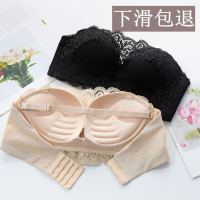 钢圈隐形无肩带防走光小无带胸罩内衣女聚拢防滑抹胸胸美背文胸无