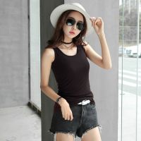 小裹胸女无袖弹力背心女春秋内穿社会背心女学生韩版外穿夏季吊带