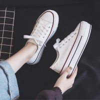 鞋子女2020年新款百搭ulzng帆布鞋厚底增高网红小白鞋板鞋洋气