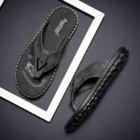 男防滑防臭2020夏季室外人字拖个性凉拖时尚新款皮拖鞋潮凉鞋外穿