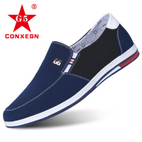 休闲鞋2020防臭男士春季一脚蹬老帆布鞋北京布鞋鞋子新款夏季男鞋