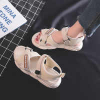 ins网红韩版百搭平底2020夏小熊女鞋凉鞋女仙女风运动鞋新款学生