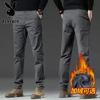 花花公子新款高品质2025新款秋冬季高端男款春秋款商务秋冬直筒休闲裤