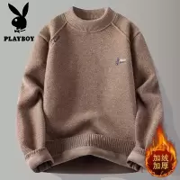 花花公子新款高品质[新款] 2025年秋冬款圆领针织毛衣男