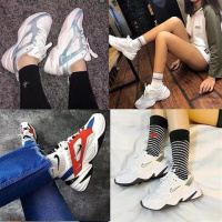 耐克男鞋秋冬季新款老爹鞋网面透气休闲跑步鞋走秀白搭运动女鞋潮