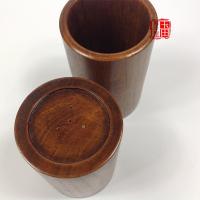 实木韩国文具复古毛笔筒创意时尚木质办公用品摆件桌面收纳盒