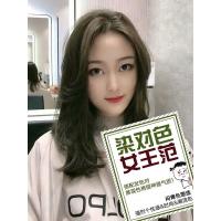染膏染发膏女泡泡沫纯植物染发剂2019流行色自己在家染发黑棕闷青