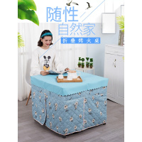 苏宁严选 烤火架子新款烤火桌子家用可折叠正方形不锈钢烤火架多功能餐桌四方取暖桌