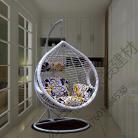 苏宁严选 掉吊篮藤椅鸟巢吊椅阳台秋千 吊篮真藤新款升级白色 PE环保户外室内阳台秋千吊床 双人吊椅挂椅