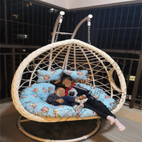 苏宁严选 掉吊篮藤椅鸟巢吊椅阳台秋千 单人吊椅阳台网红吊蓝秋千鸟巢摇篮椅懒人吊篮藤椅室内双人家用TTT