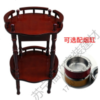 苏宁严选 高档棋牌室会所自动麻将机麻将桌配套实木茶几 中式烤漆小茶几福竹新款