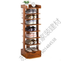 苏宁严选 防尘鞋架 简易鞋架子口 家用经济型小鞋架木质收纳架宿舍置物架福竹新款